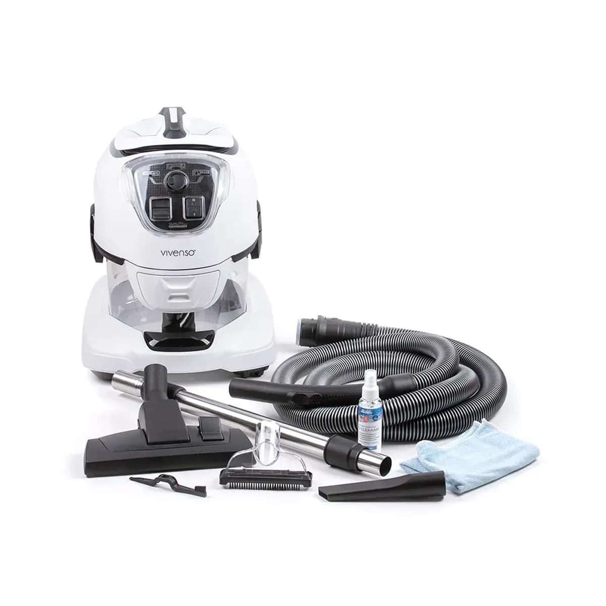 Der Vivenso kommt bereits mit reichlich Zubehör im Grundgerät!